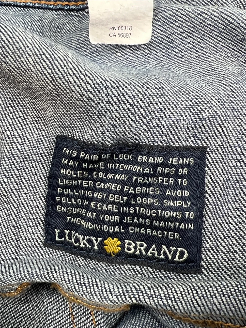 Lucky Brand Easy Rider Subtle Bootcut Straight Fit Jeans 27